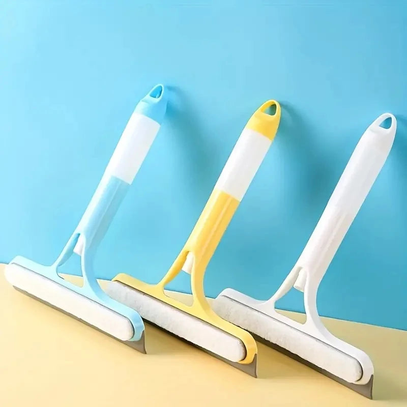 3-in-1 Glass & Mirror Cleaner with Spray and Scraper