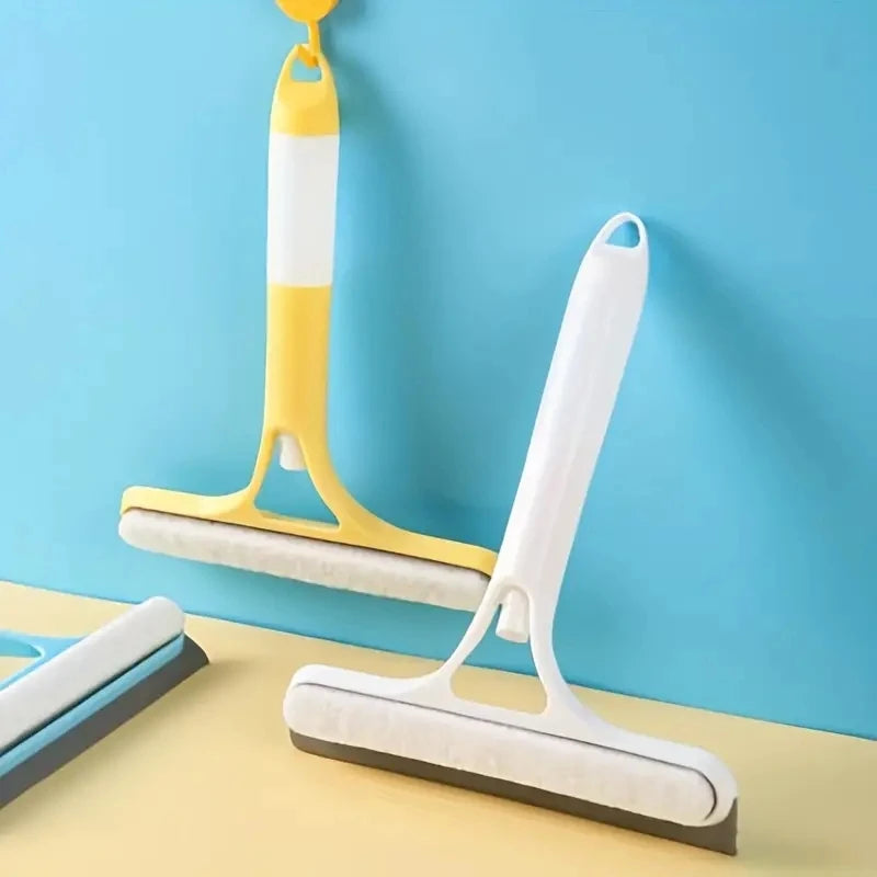3-in-1 Glass & Mirror Cleaner with Spray and Scraper