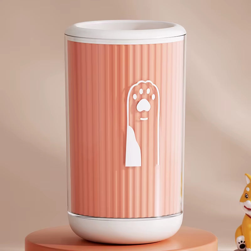 Reusable Portable PP Pet Paw Cleaner Cup Non-Toxic Soft Brush Eco-Friendly Handheld Massage Easy Clean Dogs Pet Grooming
