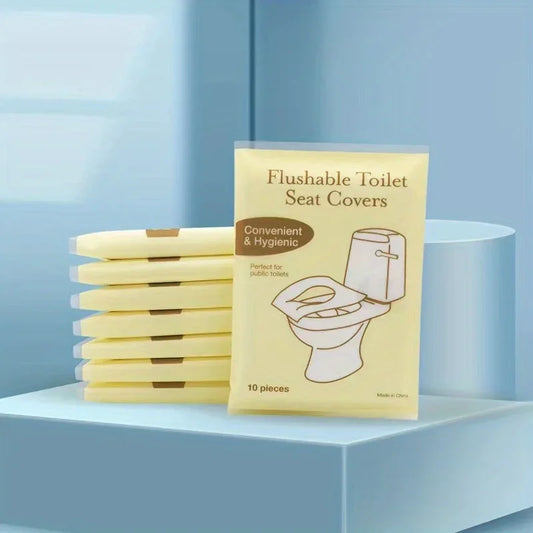 Disposable Toilet Seat Covers – Travel-Friendly, Flushable & Biodegradable Pads for Public Restrooms