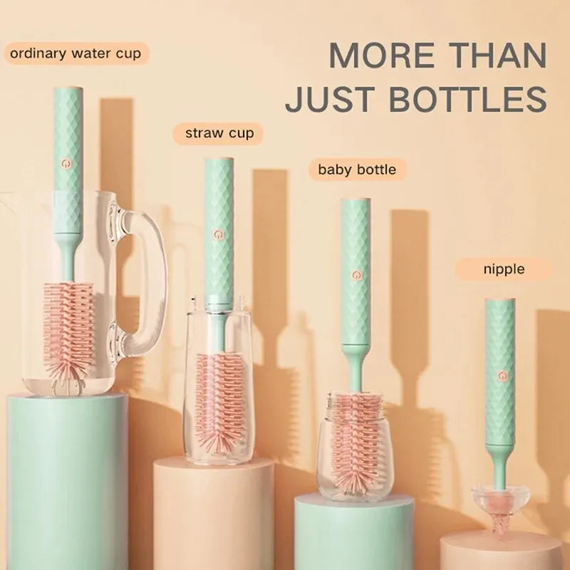3-in-1 Electric Bottle Cleaning Brush Set