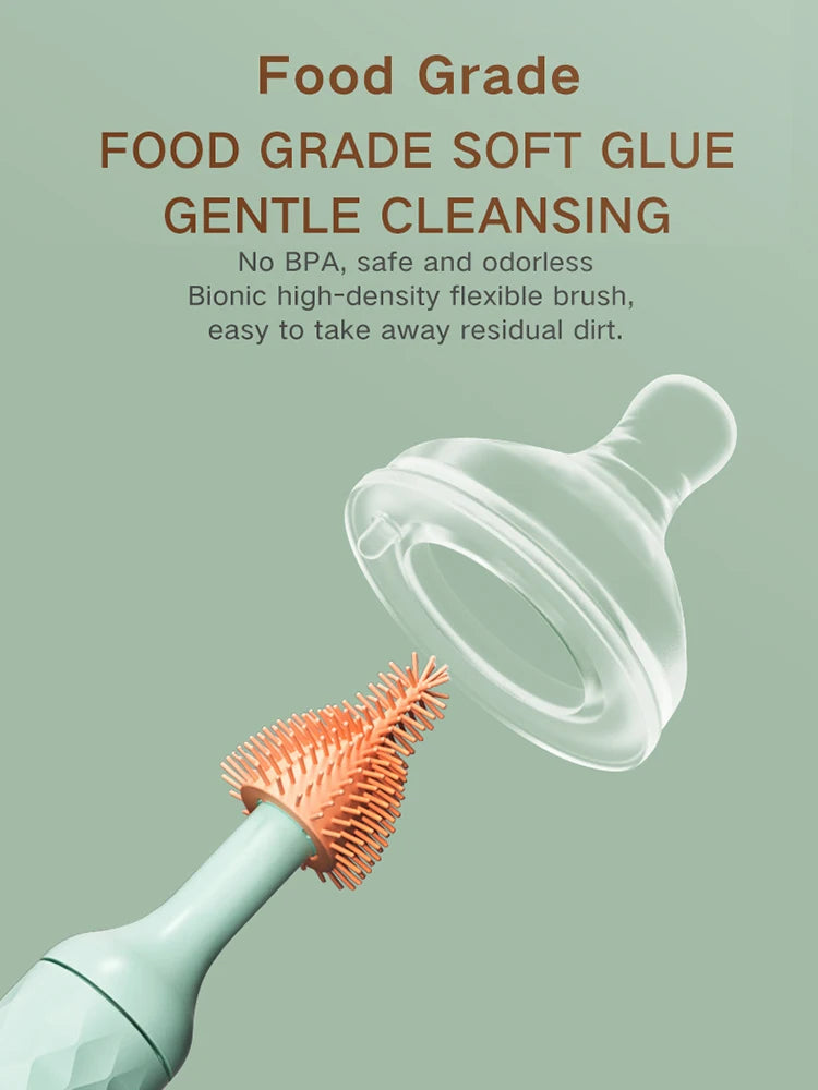 3-in-1 Electric Bottle Cleaning Brush Set