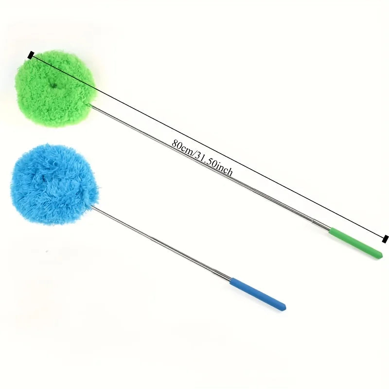 Ceiling Fan Duster with Extension Pole – Easy Dust Removal Tool for High Surfaces