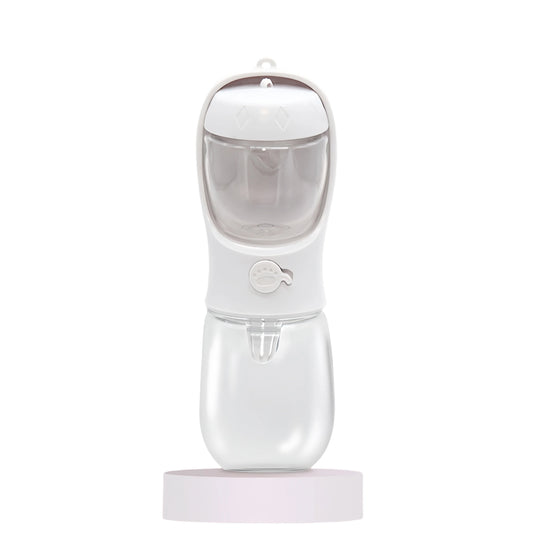 2 in 1 350Ml Portable Food Grade Material Dog Cat Travel Pet Water Cup Bottle with Food Dispenser Water Bottle for Dog