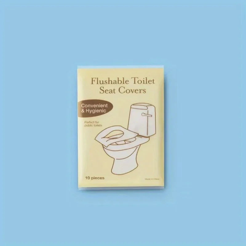 Disposable Toilet Seat Covers – Travel-Friendly, Flushable & Biodegradable Pads for Public Restrooms
