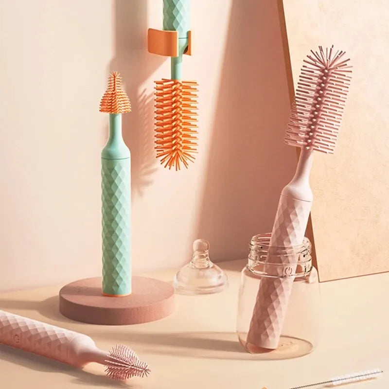 3-in-1 Electric Bottle Cleaning Brush Set